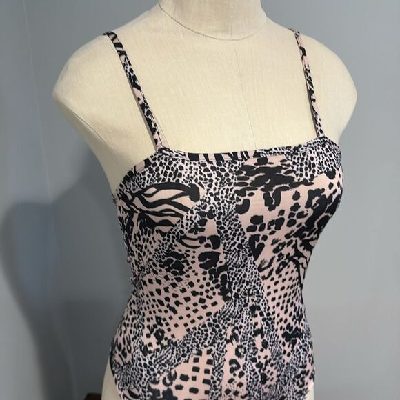 NWT Nasty Gal Party Animal Slinky High Leg Bodysuit Size 4 - Picture 2 of 10